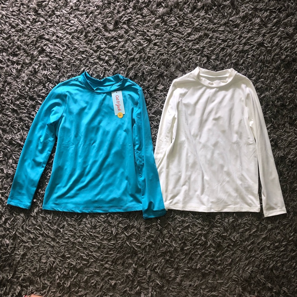 Boys Cat & Jack Long Sleeve Swim Rash Guard, Size 8 Husky